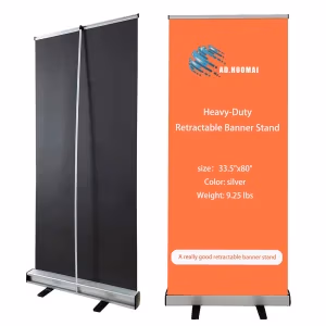 Rollup Banner, Retractable Standard Base