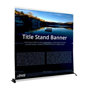 Jumbo Extra Wide Roll up Banner with Aluminium Base - 200*200cm