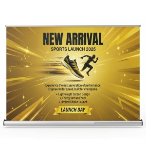 Jumbo Extra Wide Roll up Banner with Aluminium Base - 200*200cm