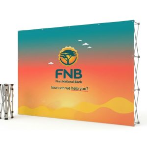 Extra Wide Stretchable Aluminium Magnetic Banner Stand 300*300cm