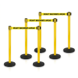 Custom Printed Belt Retractable Queue & Crowd Barrier