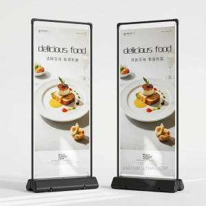 BOZE Pop up Double Sided H-Frame banner with Water Base Stand