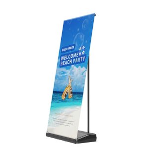 BOZE Retractable Roll up Banner with Water Base Stand - 80*180 cm
