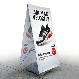X-Stand Banner Double Display with Water Base Stand 80*180cm