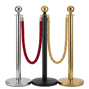Ball Head Stanchion for Queue & Crowd Rope Barriers